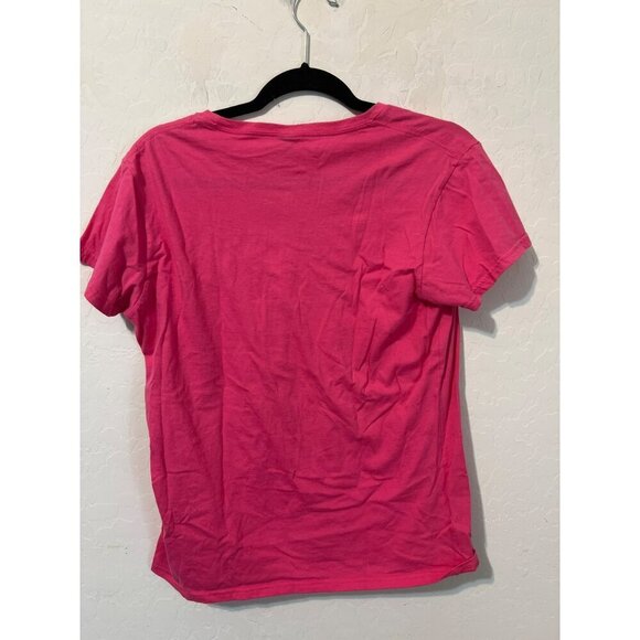 Blessed Hot Pink Women Short Sleeve Lightweight T Shirt Sz L - Picture 5 of 6